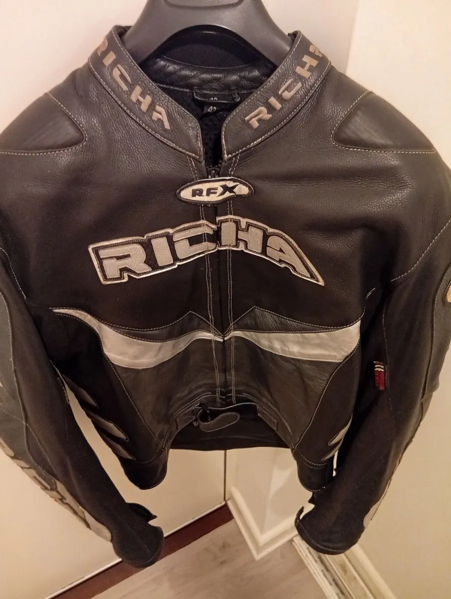 Original Genuine leather moto jacket full armour - Image 1