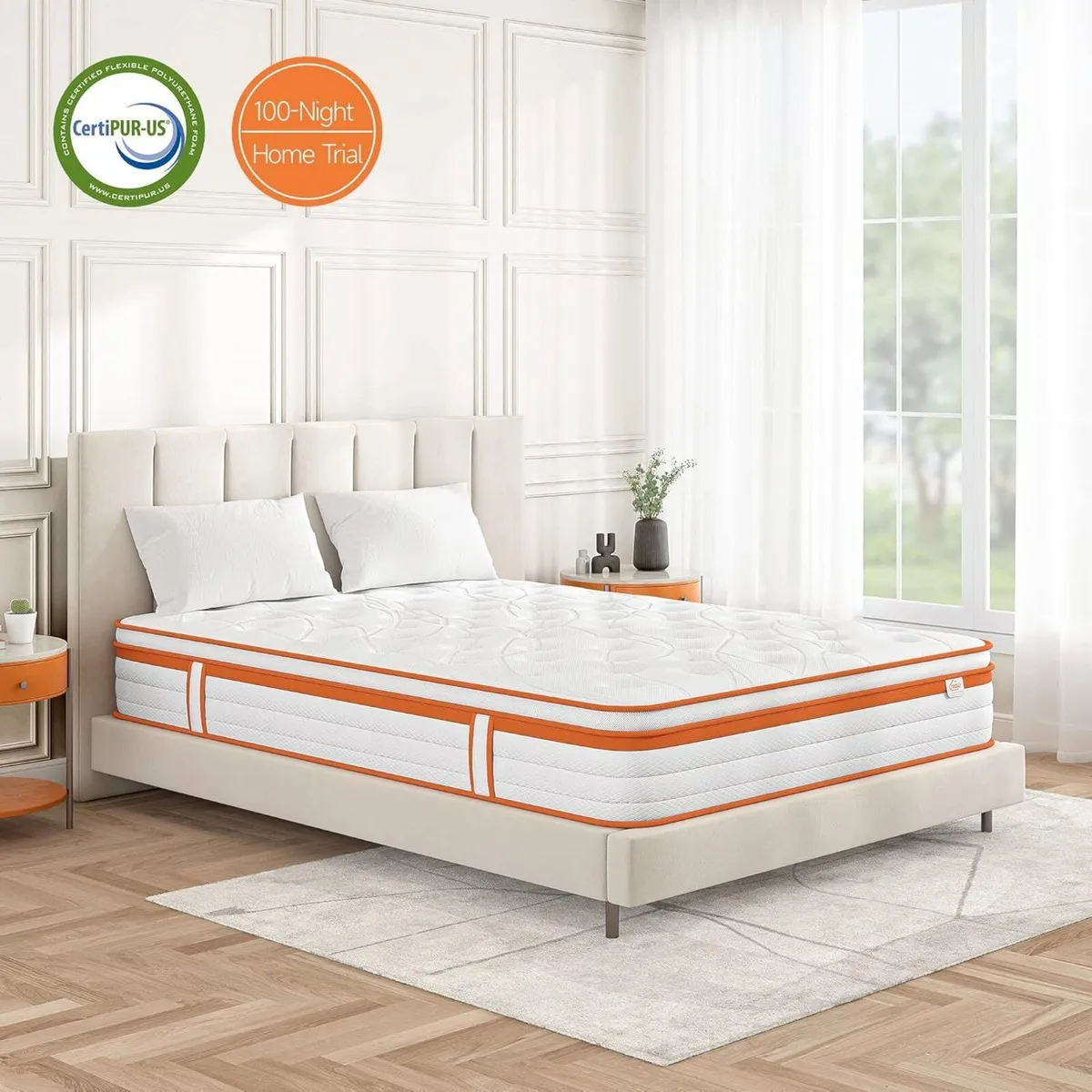 Small Double Mattress 4FT 10 Inch Gel Memory Foam - Image 2