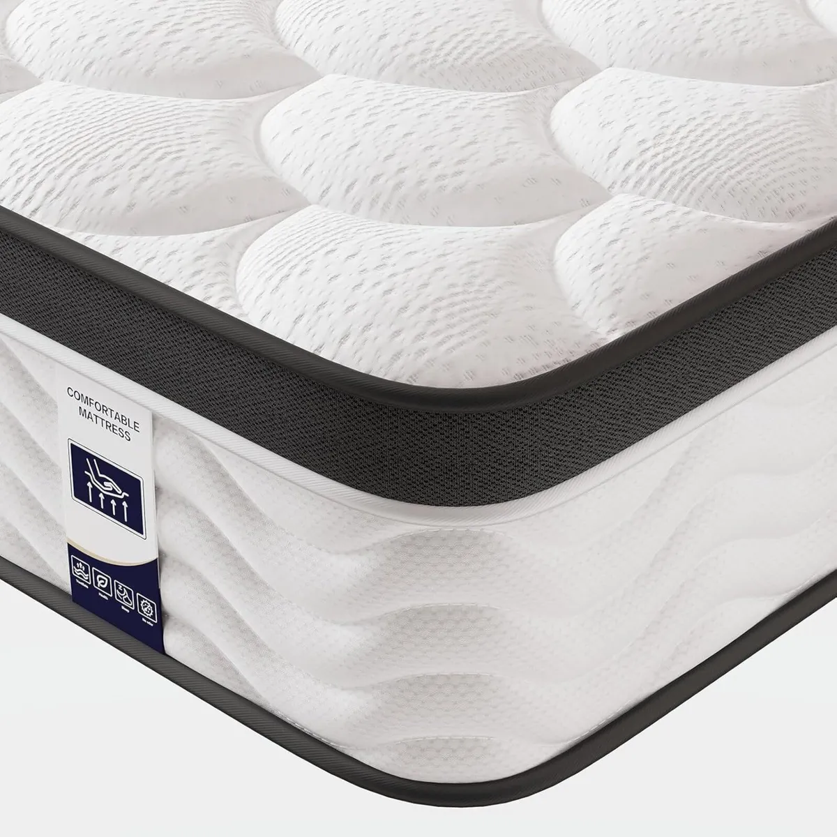 Firm Single Mattress 3FT 10 Inch Memory Foam - Image 1