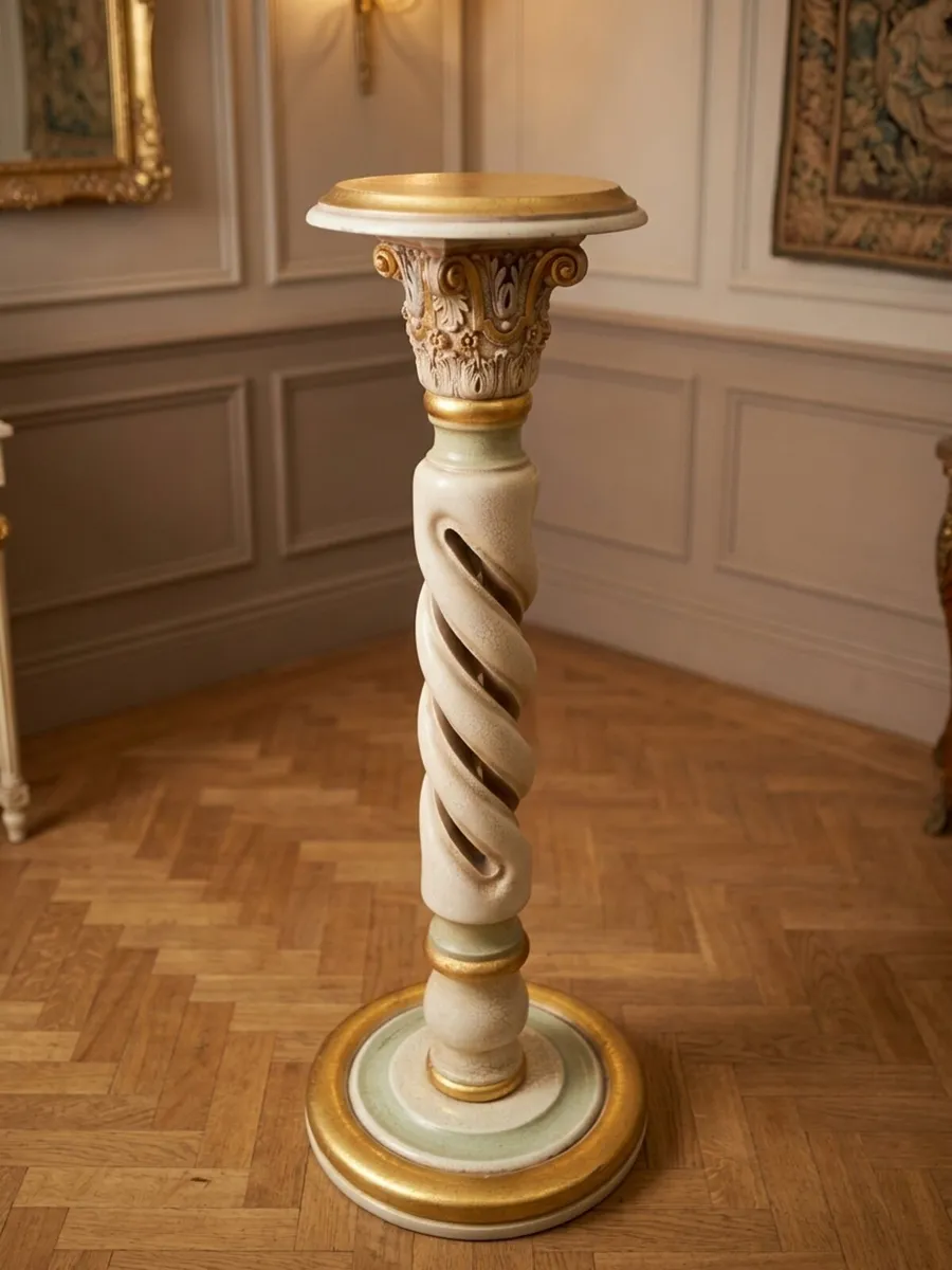 Tall vintage French Torchere - Image 1