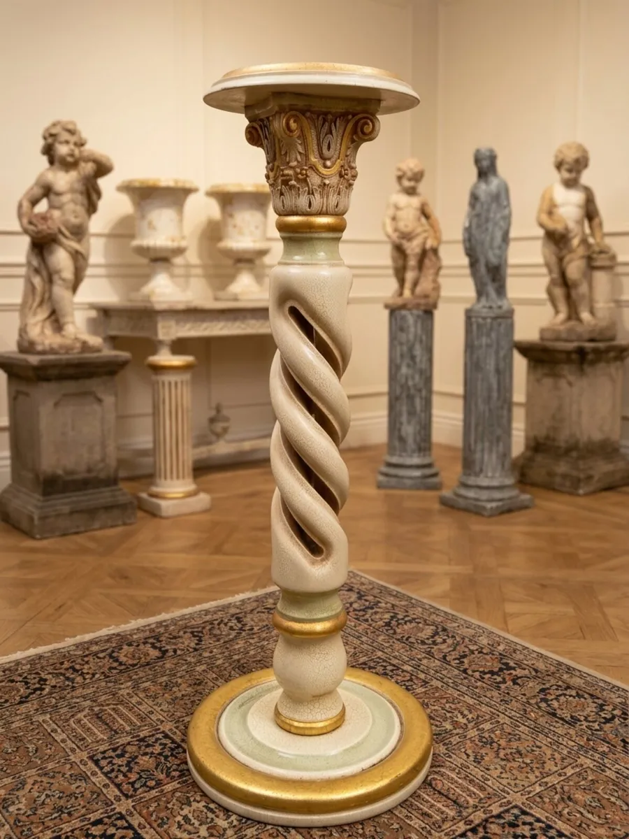 Tall vintage French Torchere - Image 2