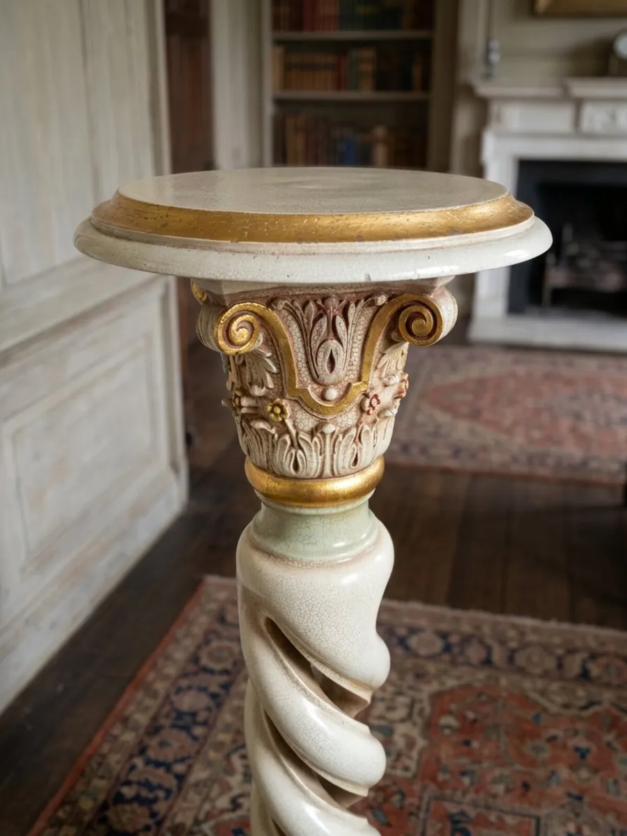 Tall vintage French Torchere - Image 3
