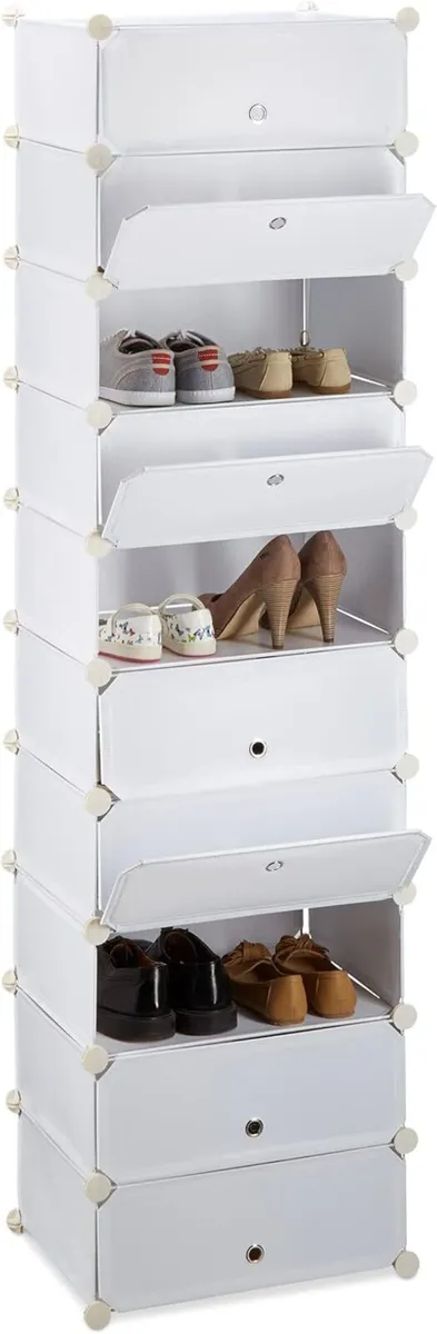 10 Tier Shoe Rack Large Cabinet Stacking Organizer - Image 1