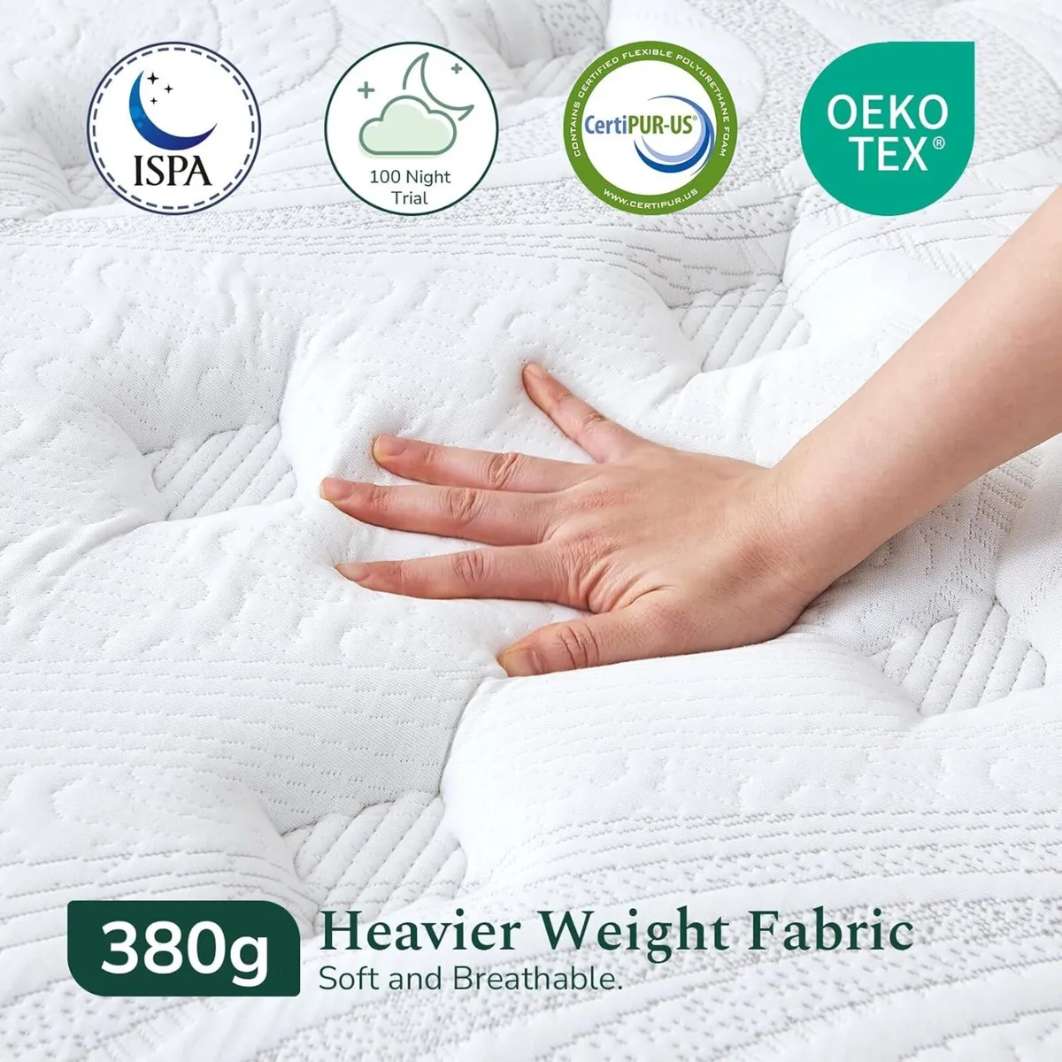 12 Inch Double Mattress 4FT6 with Comfortable - Image 2