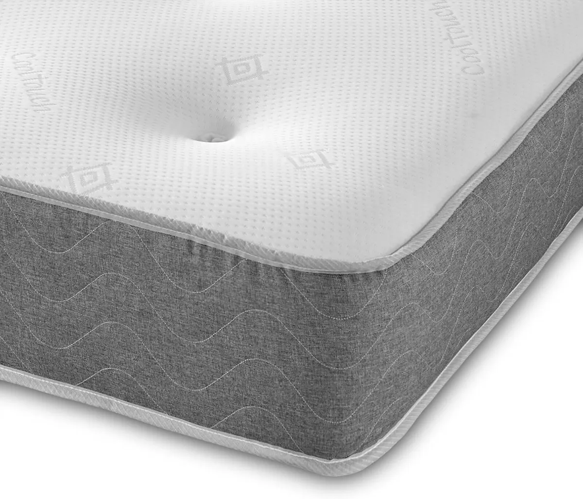 Galaxy Grey Hybrid Tufted Shorty Mattress - Image 1