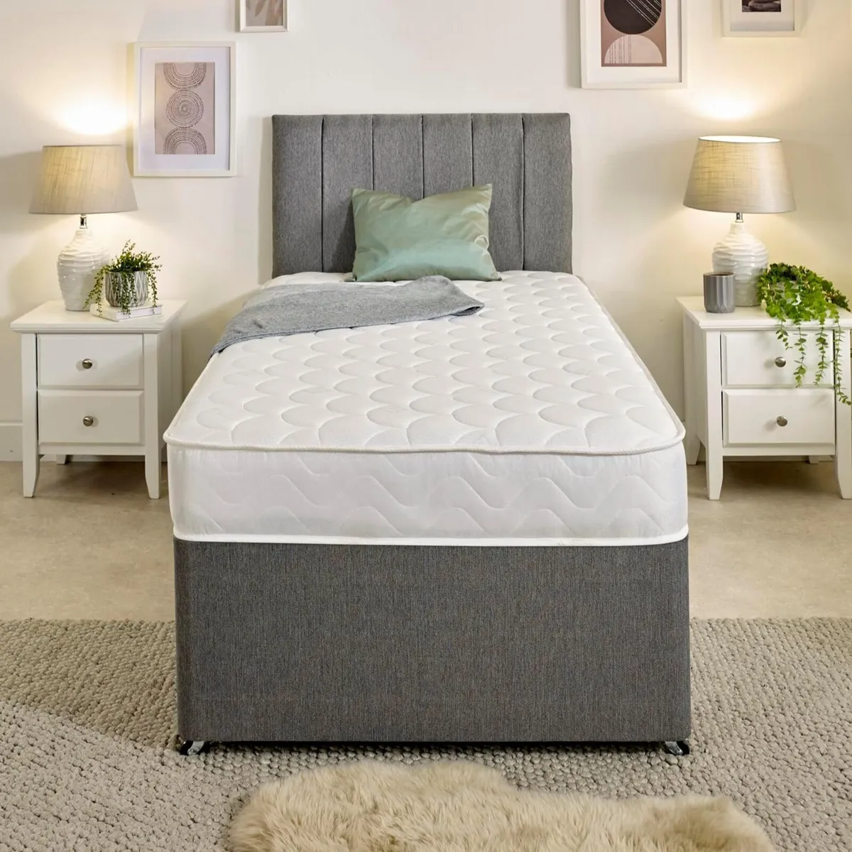 Tile Hybrid Double Mattress 135 x 190cm. 18cm - Image 2