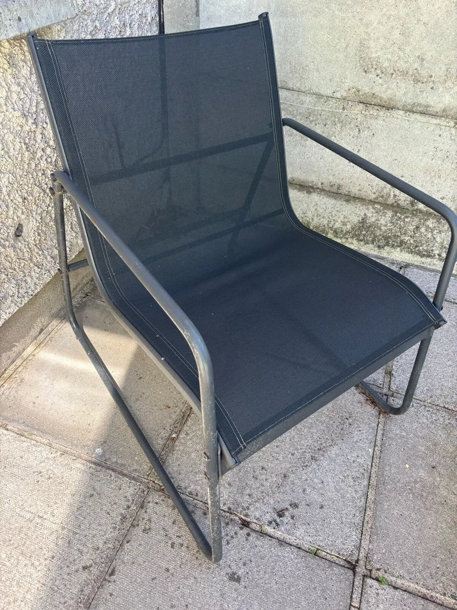 Black garden furniture set - open to offers - Image 3