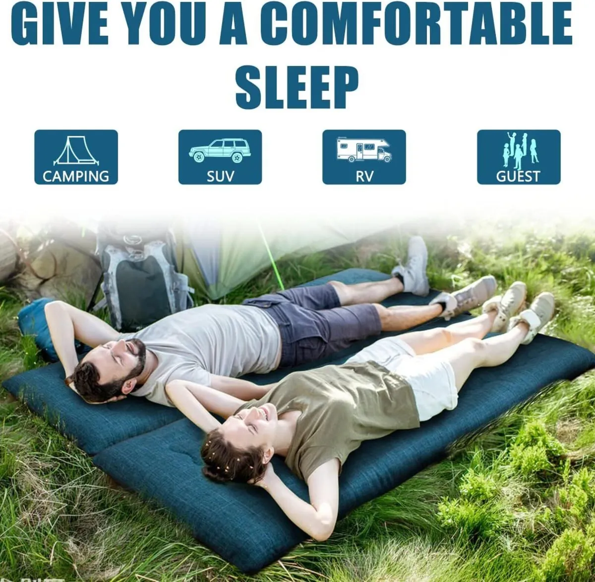 Portable Foldable Futon Mattress Hypoallergenic - Image 3