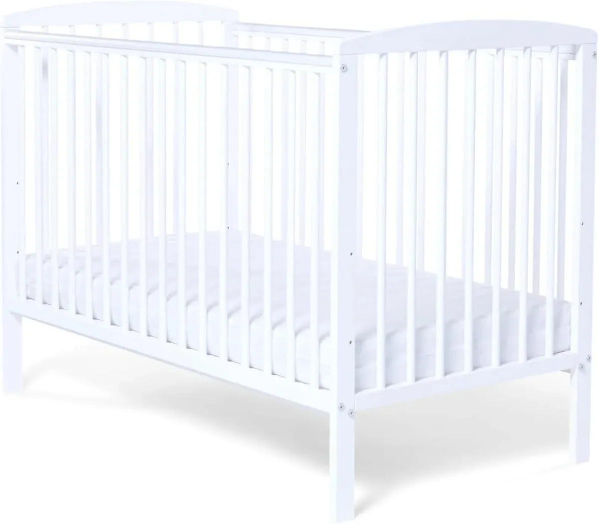 Starlight Baby Cot Bed Wooden Finish with - Image 1