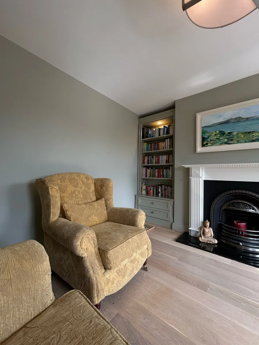Traditional 2-Seater Sofa and Wingback Armchair - Image 2
