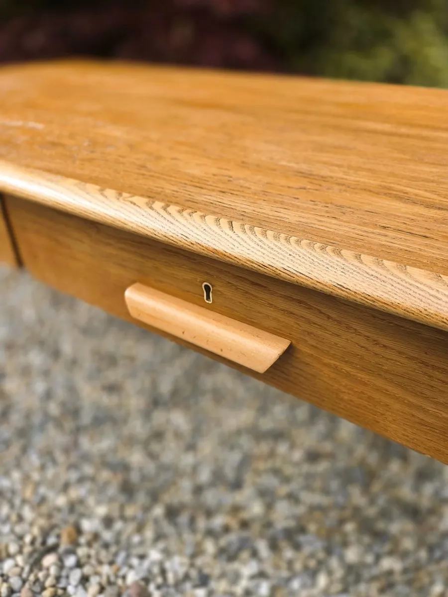Mid- Century Oak Writing Table- Circa 1960s - Image 2
