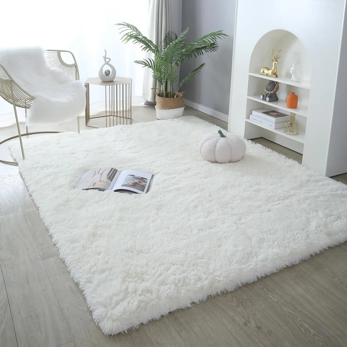 Extra Large Fluffy Shaggy Carpet 8x10 Feet - Image 2