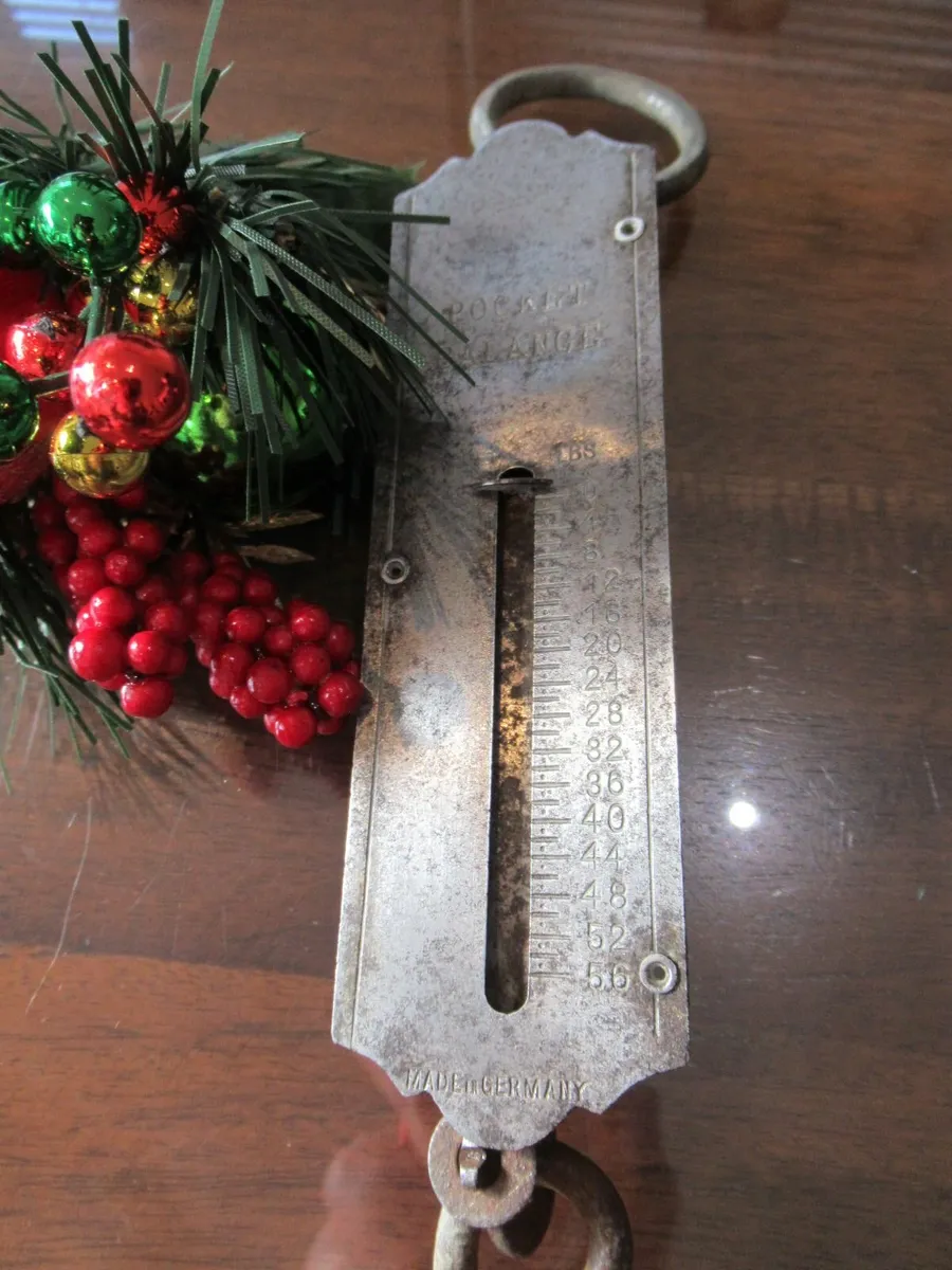 antique vintage SCALES TURKEY cottage pub tools - Image 1