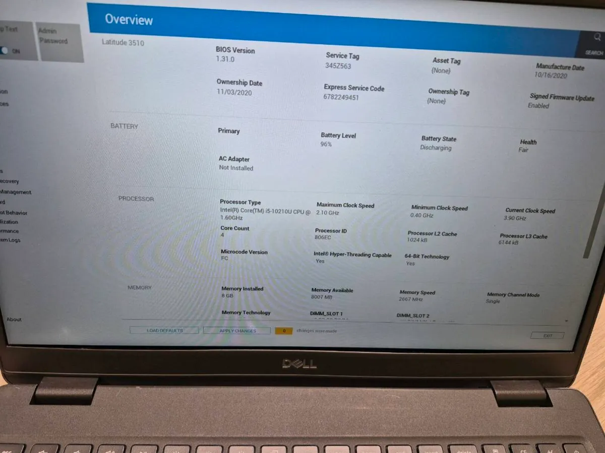 Dell latitude 3510,i5 10th gen,8gb,256ssd,win 11 - Image 4