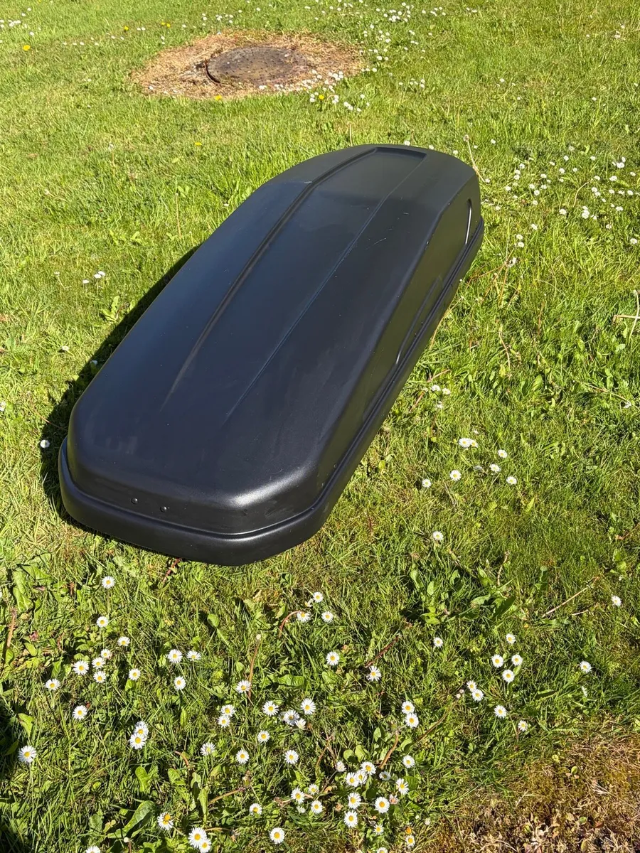 Halfords advanced 470L Slimline Roof Box & Bars - Image 3