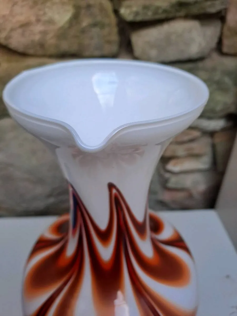 Vintage Mid Century Italian Style Art Glass Ewer - Image 4