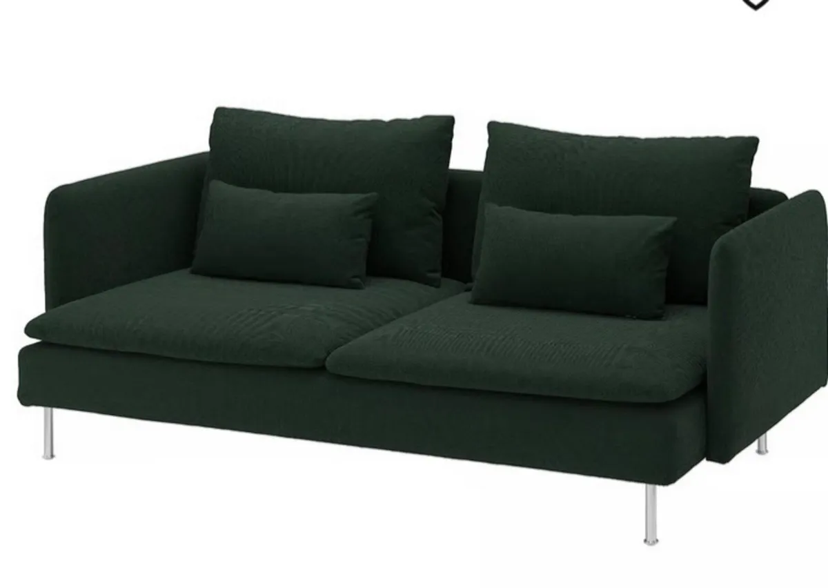 Ikea Soderhamn Green Sofa 3 Seater - Image 1