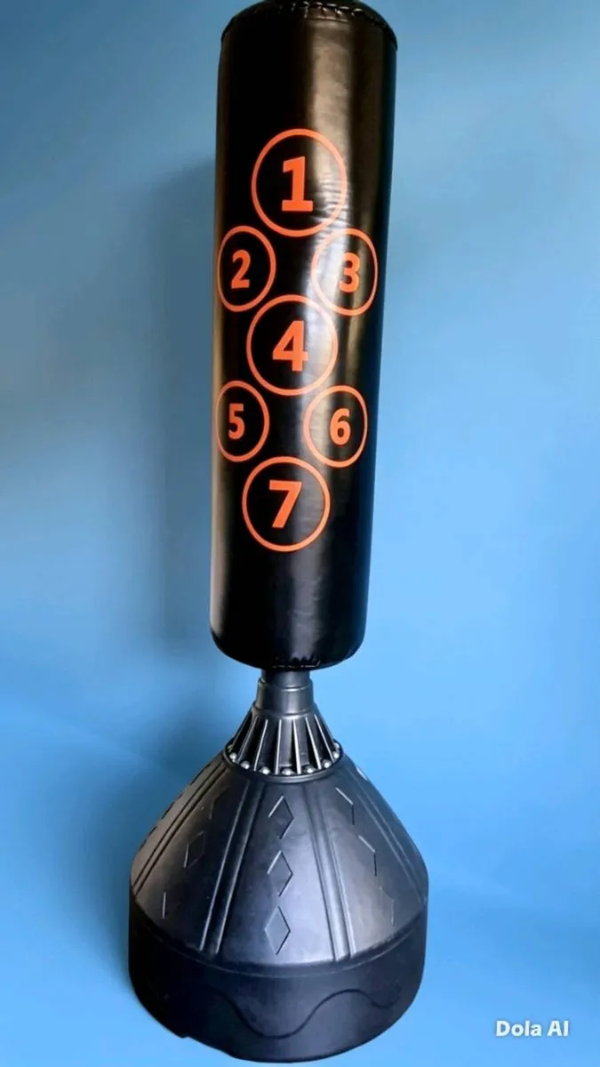Standing Punching Bag with Targets - Excellent Con