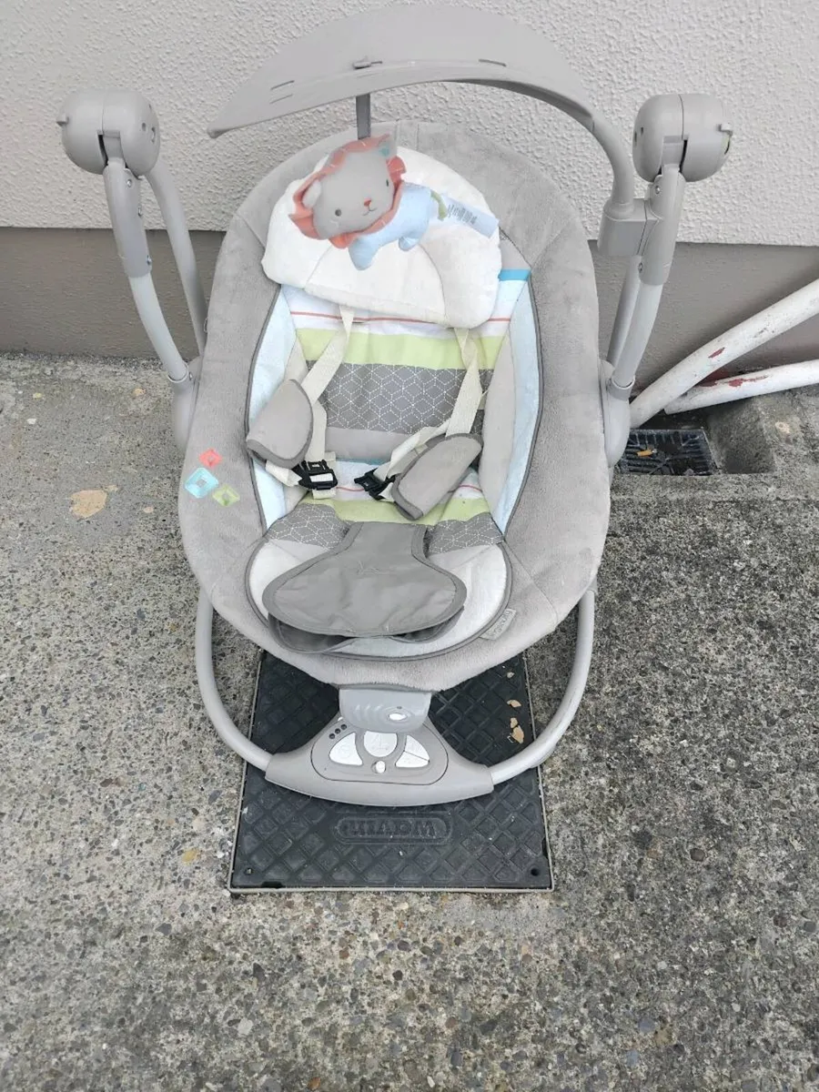 Next to me cot and baby swing - Image 2
