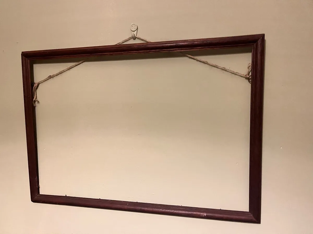 Antique Oak Frame - Image 1