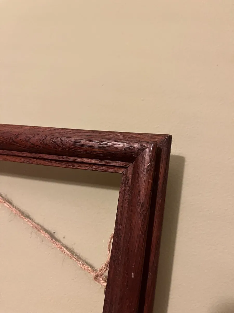 Antique Oak Frame - Image 2