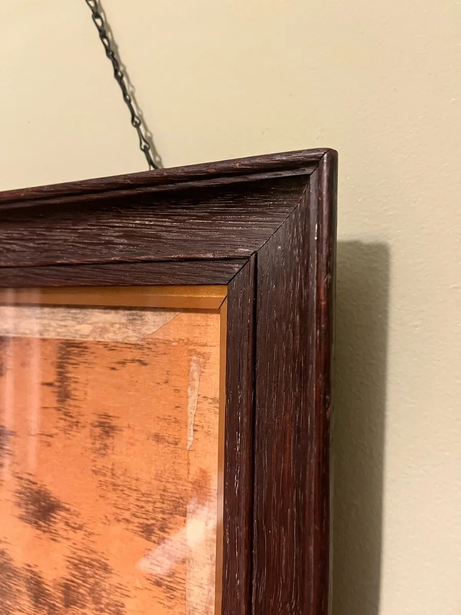 Antique Oak Picture Frame - Image 2