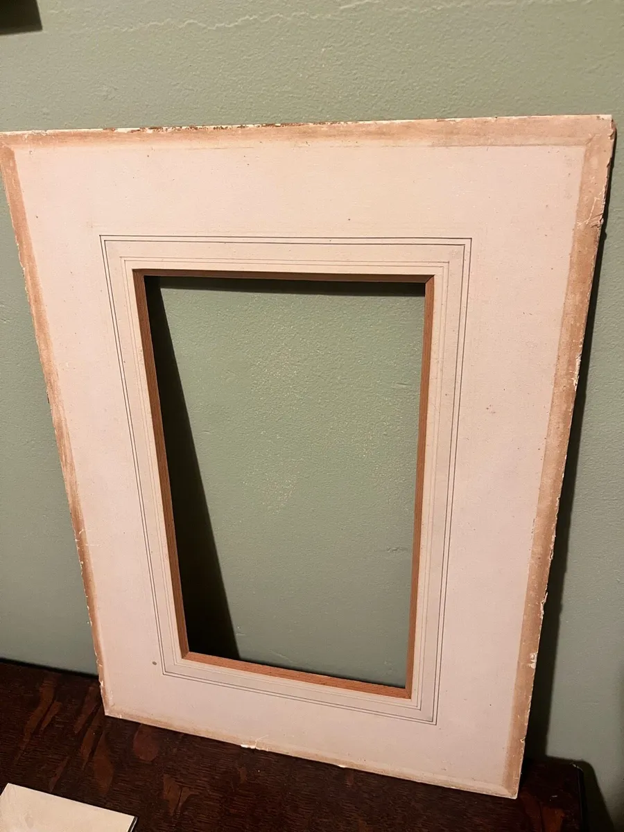 Antique Oak Picture Frame - Image 3