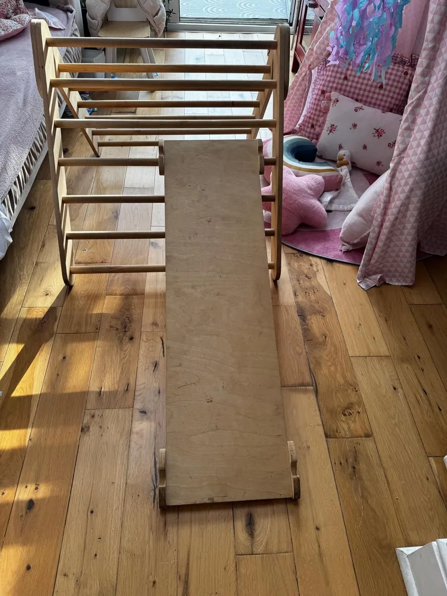 Montessori Pikler Triangle Reversible Ramp/Slide - Image 1