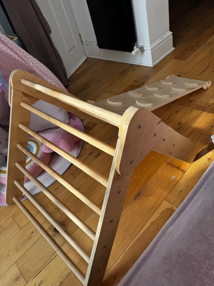 Montessori Pikler Triangle Reversible Ramp/Slide - Image 2