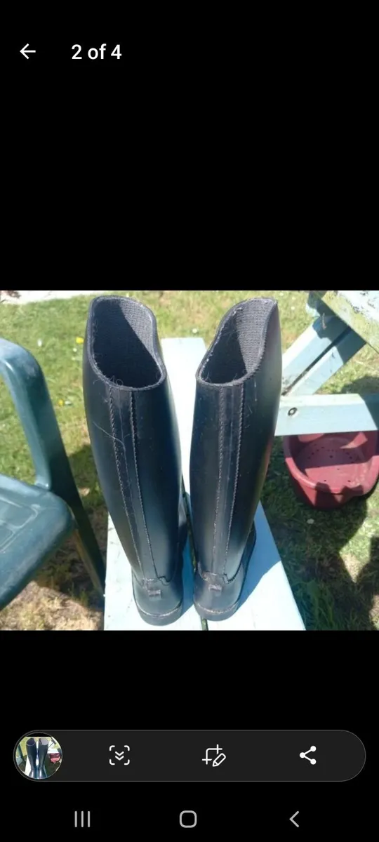 Kids horseriding boots - Image 4