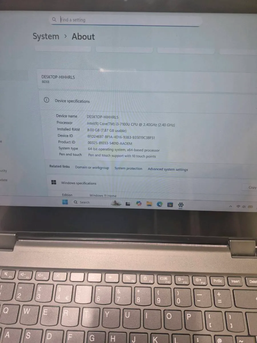 Lenovo Yoga 520 2in1,i5/8gb/128ssd/win11/14"FHD - Image 4