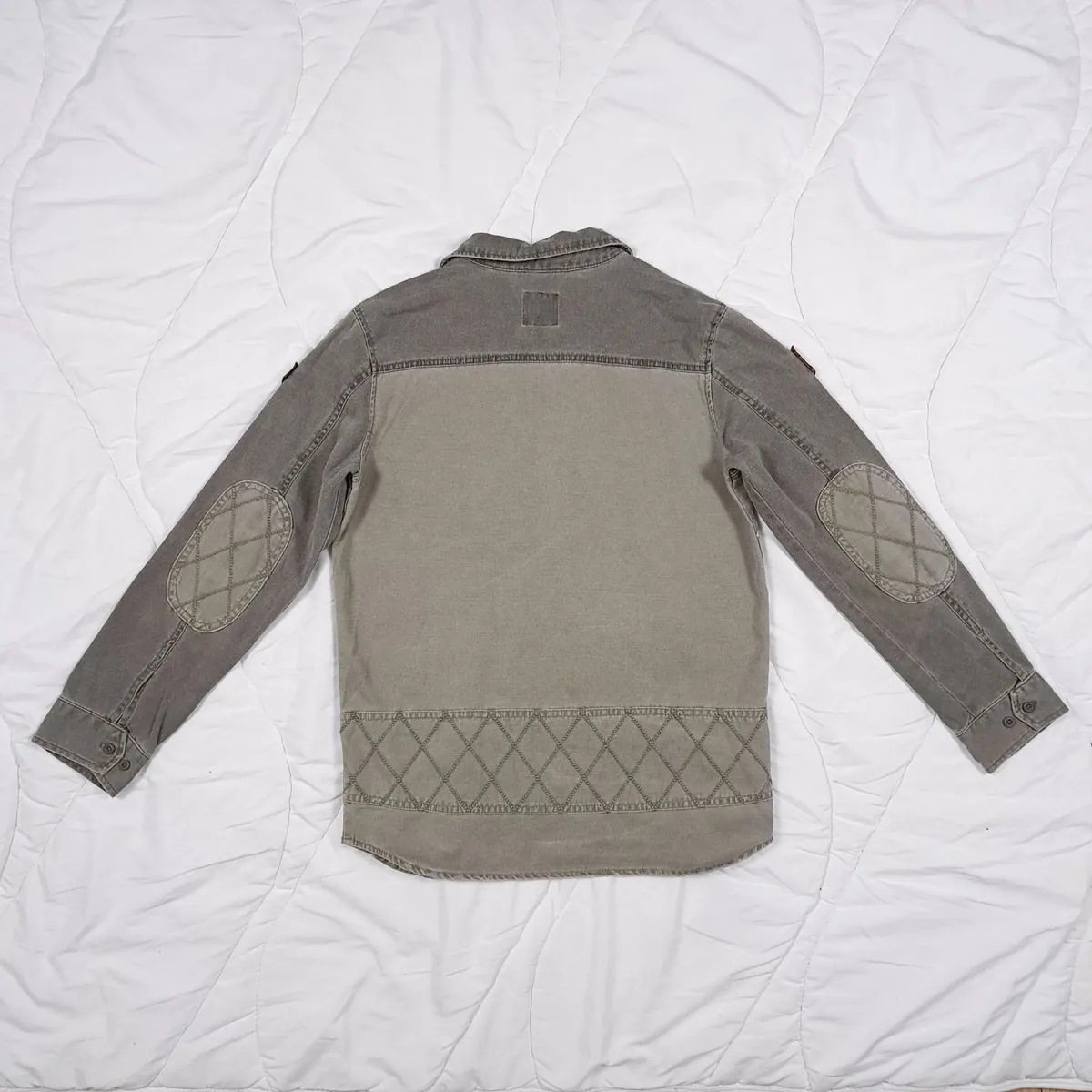 Art Class Grey Khaki Patchwork Jacket 8UK/36EU - Image 3
