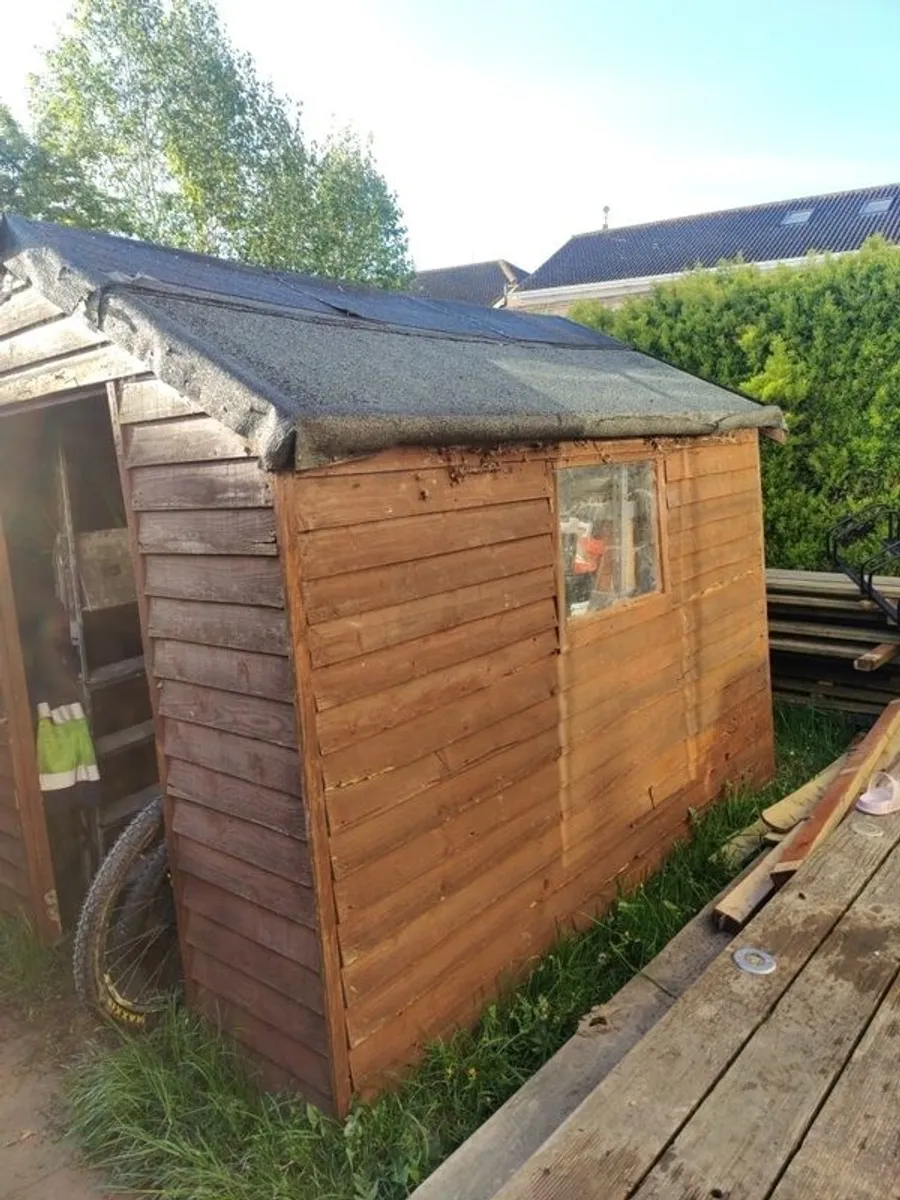 Free Timber Shed and Decking for Collection - Image 1