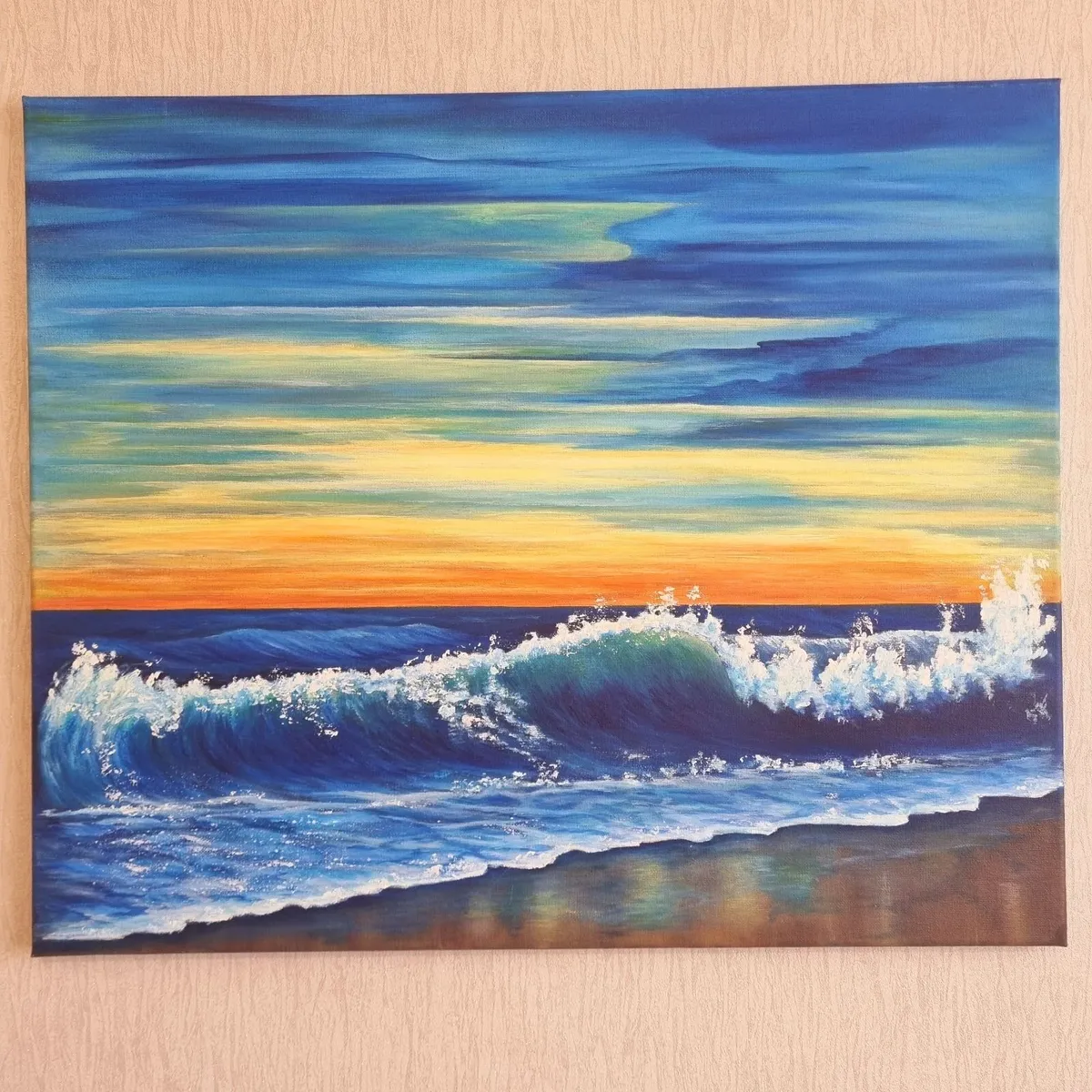 Acrylic painting