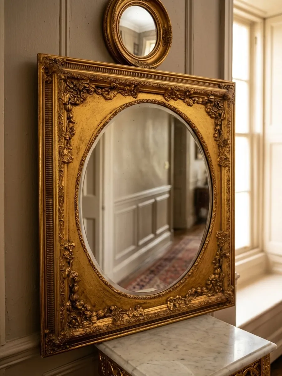 Vintage large gilt frame - Image 1