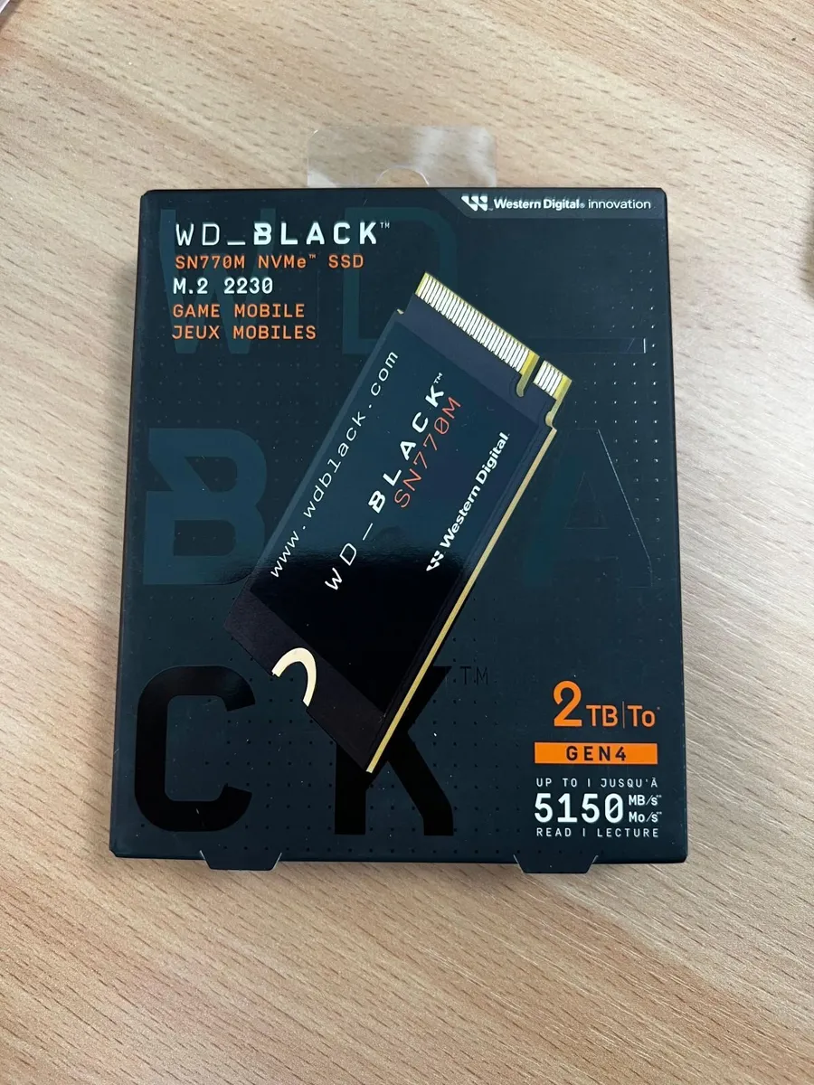 WD Black SN770M SSD NVMe 2TB 2230