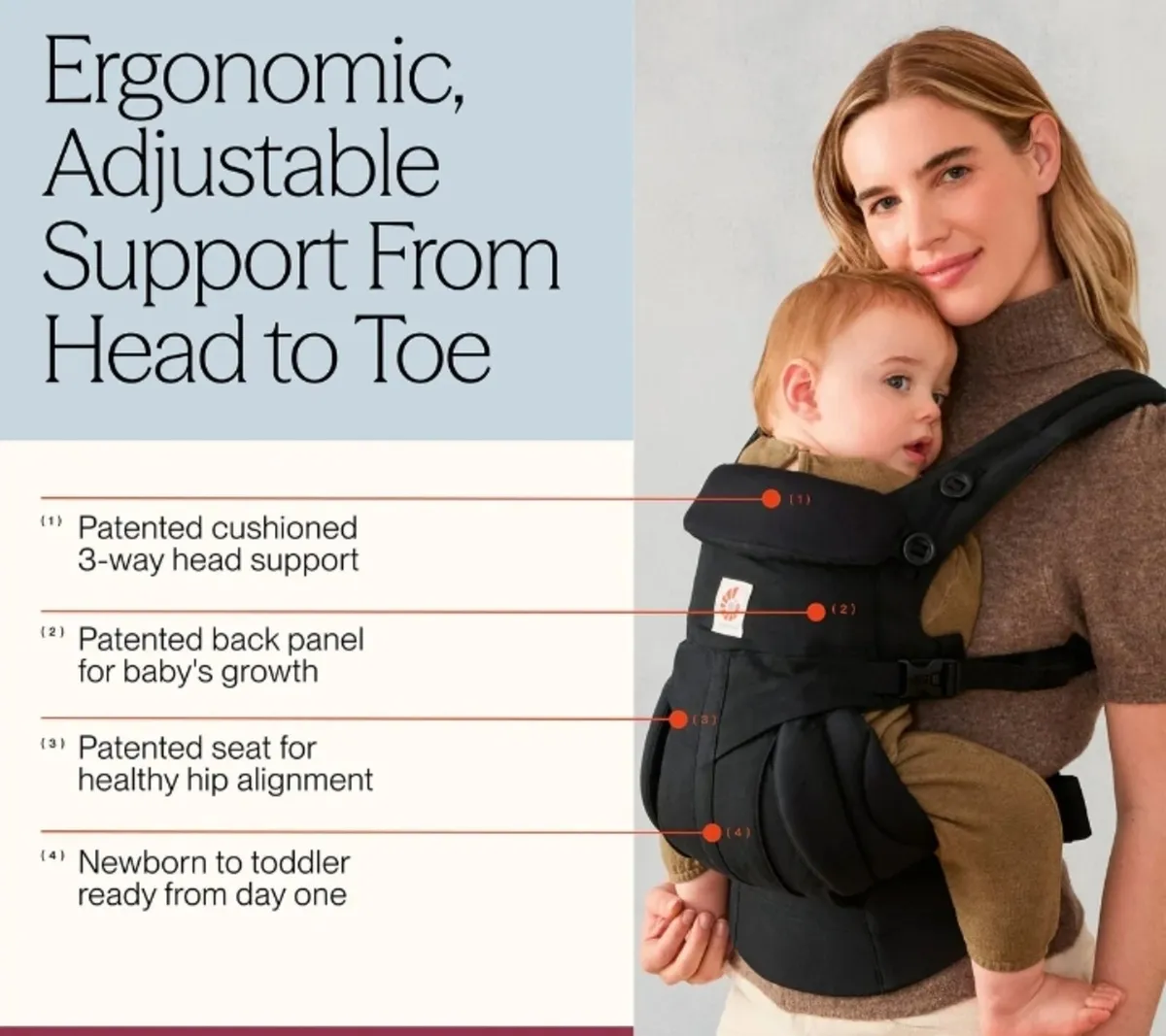 Ergo Baby Carrier - Image 1