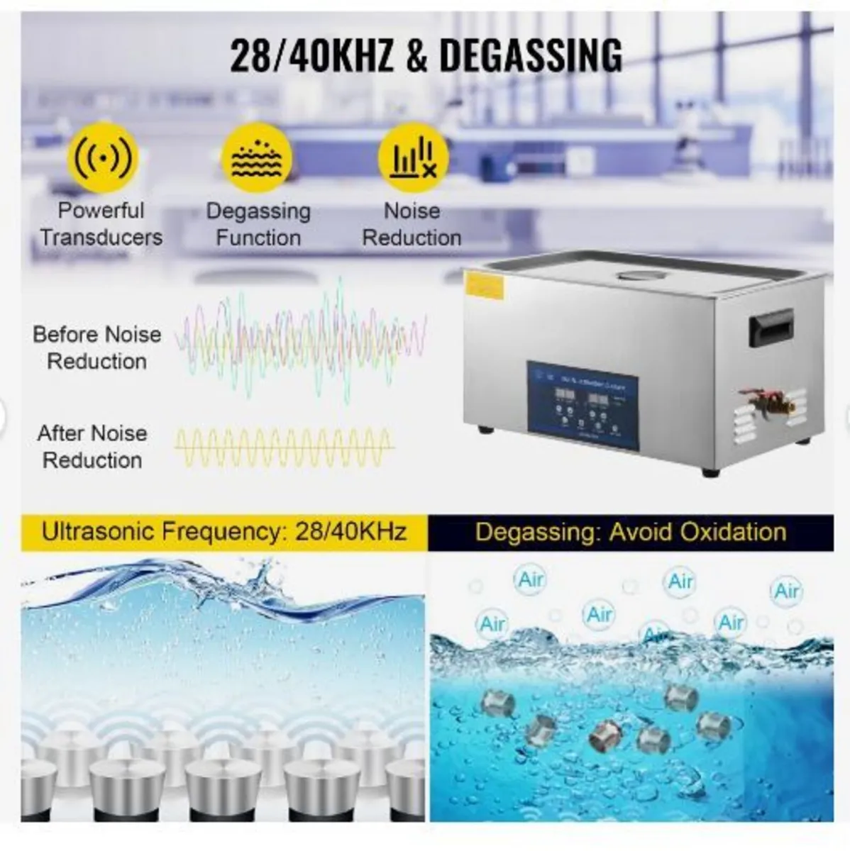 30L Ultrasonic Cleaner Dual Frequency - Image 4