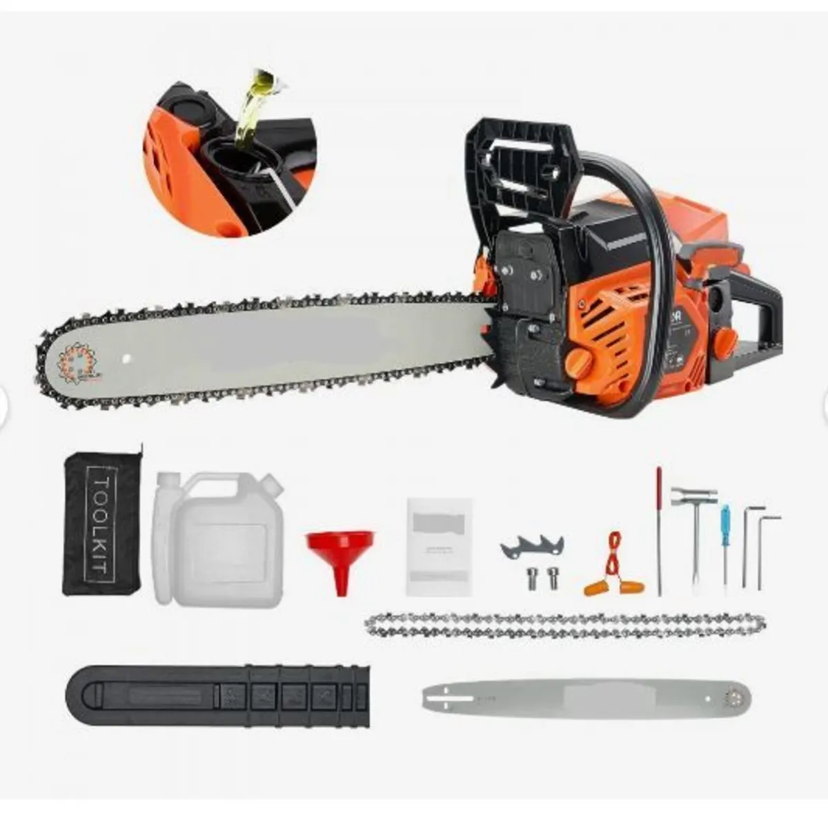 58 cc Gas Chainsaw, 20 inch Gas Powered - Image 4