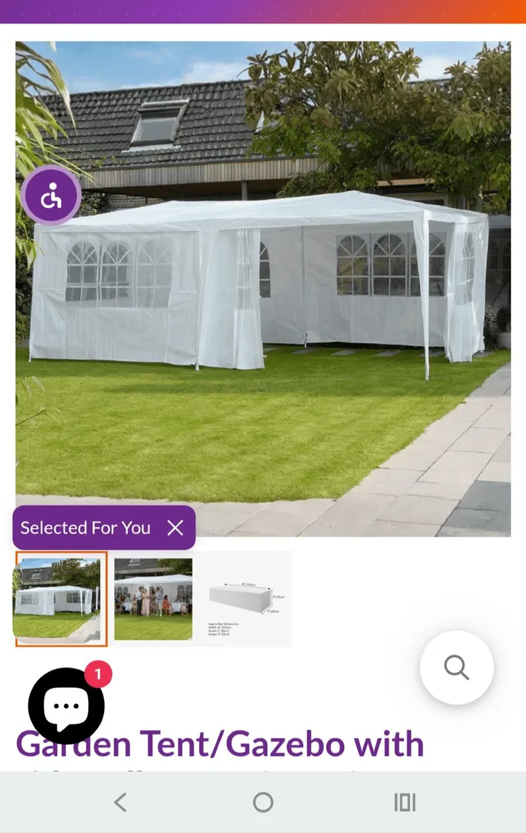 Gazebo 6m x 3m x 2.5m - Image 2