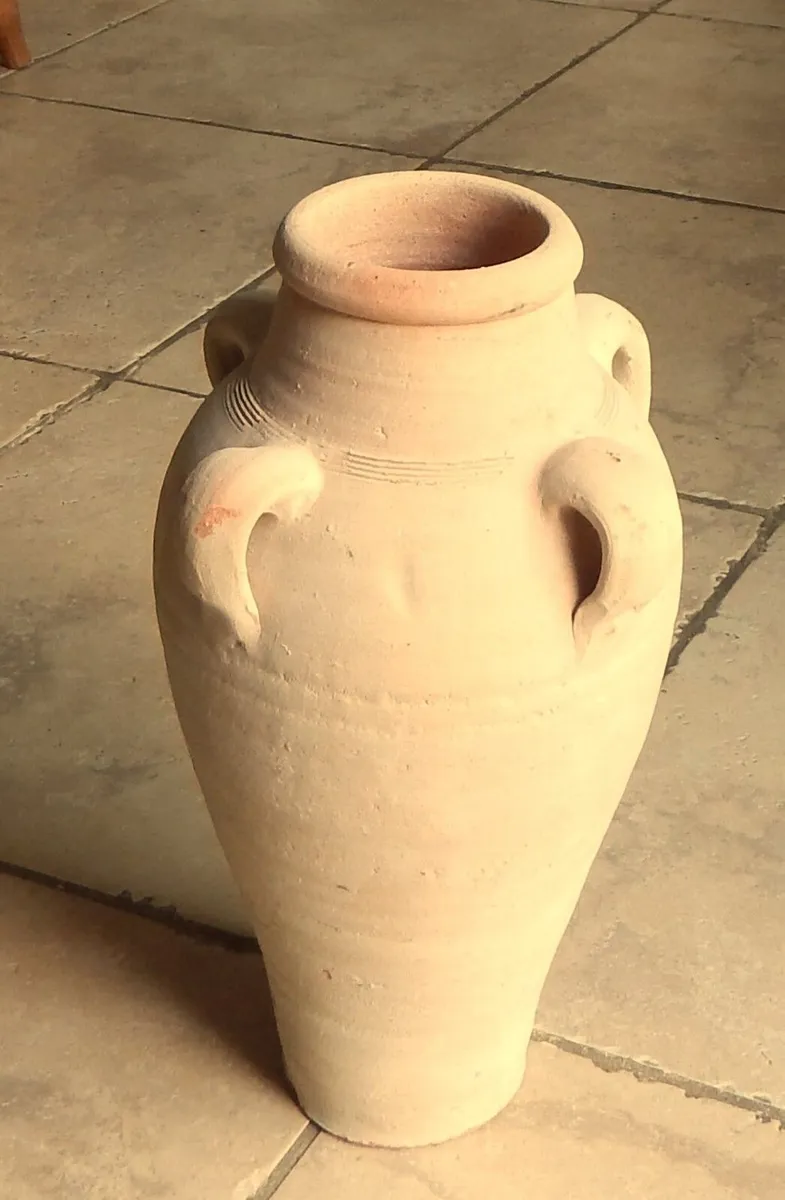Selection of 3 Hand Made Terracotta Urns - Image 4