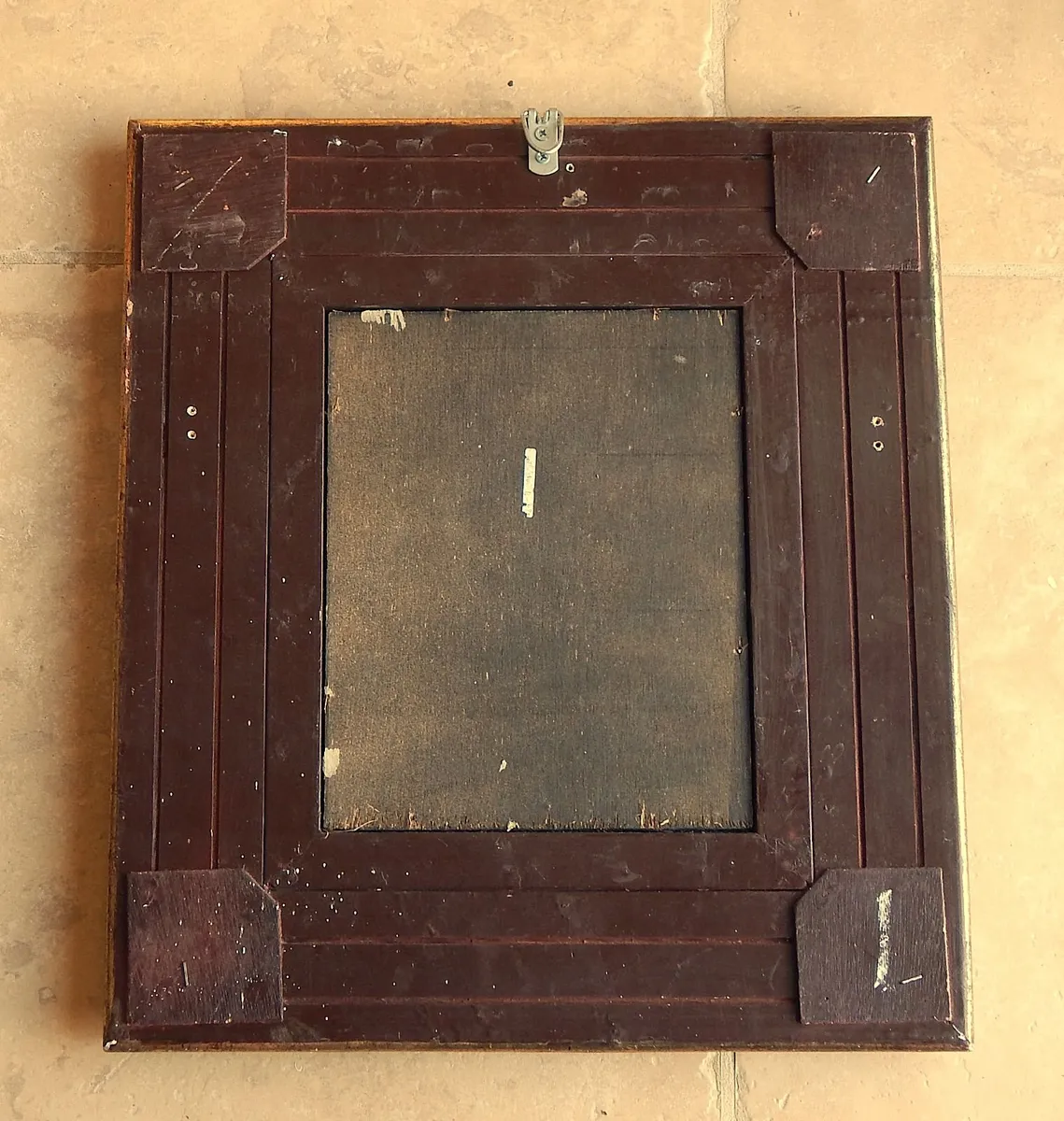 Oleograph Style Print in Ornate Wood Frame - Image 4