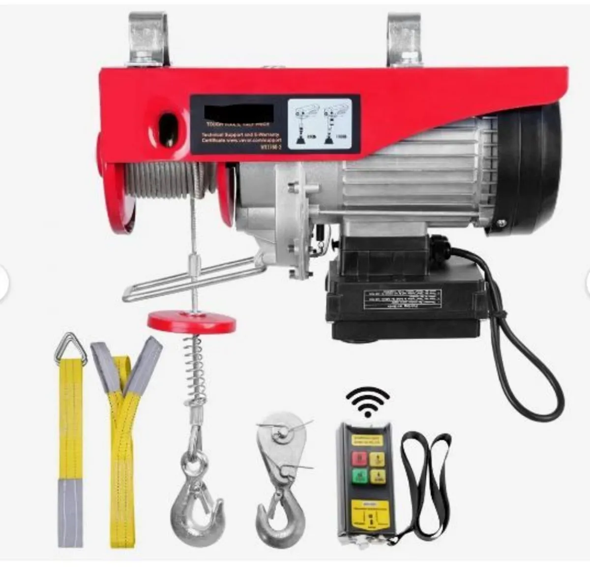 Electric Hoist, 798 kg Lifting Capacity, 1450W - Image 1