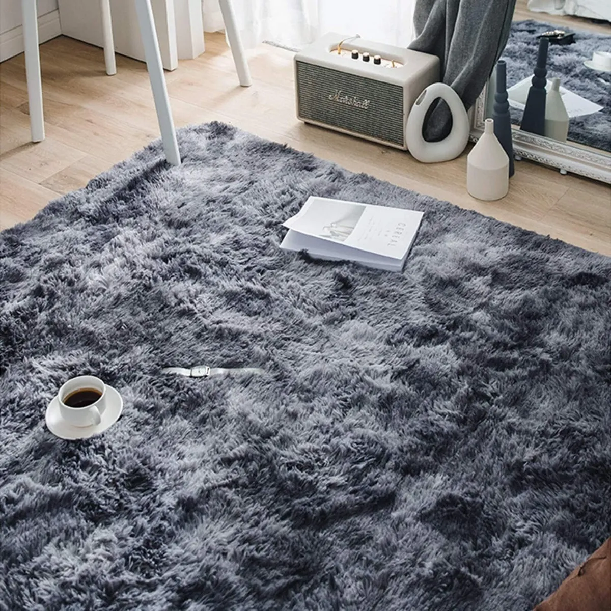 Area Rugs Fluffy Bedroom Carpet Soft Floor Mat - Image 3