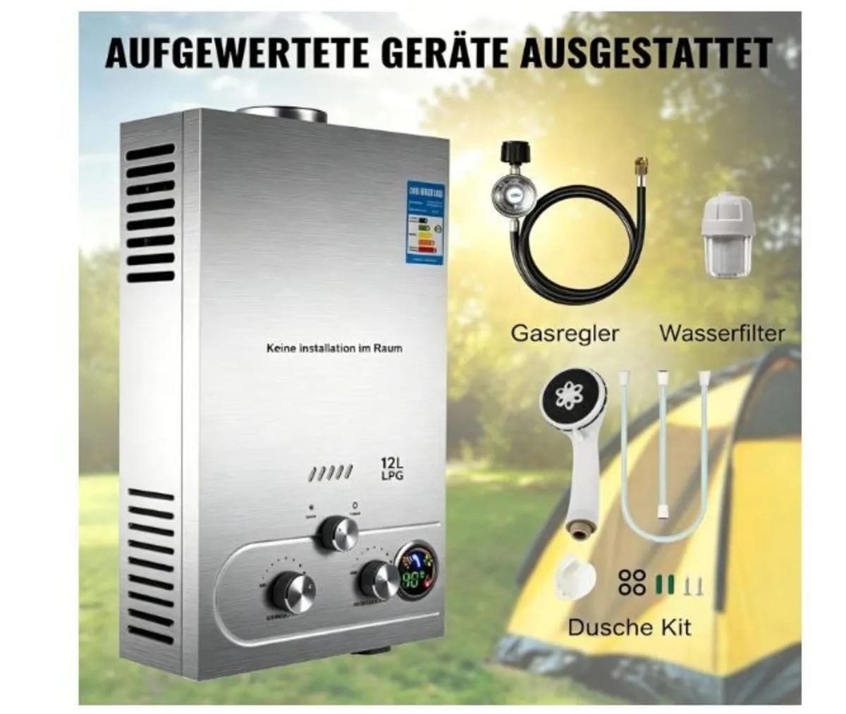 Propane Gas Instantaneous Water (12 L 24 KW) - Image 3