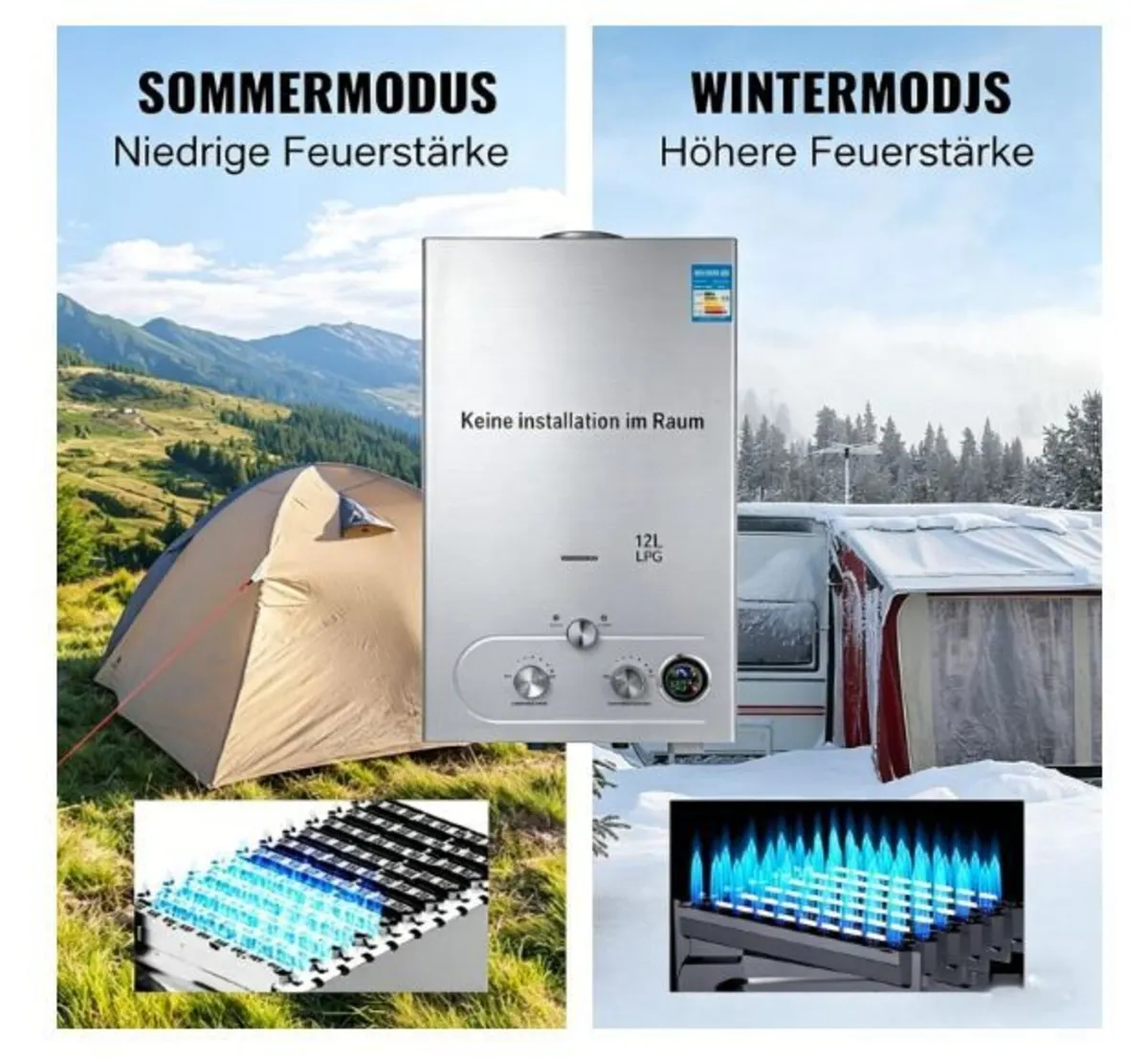 Propane Gas Instantaneous Water (12 L 24 KW) - Image 2