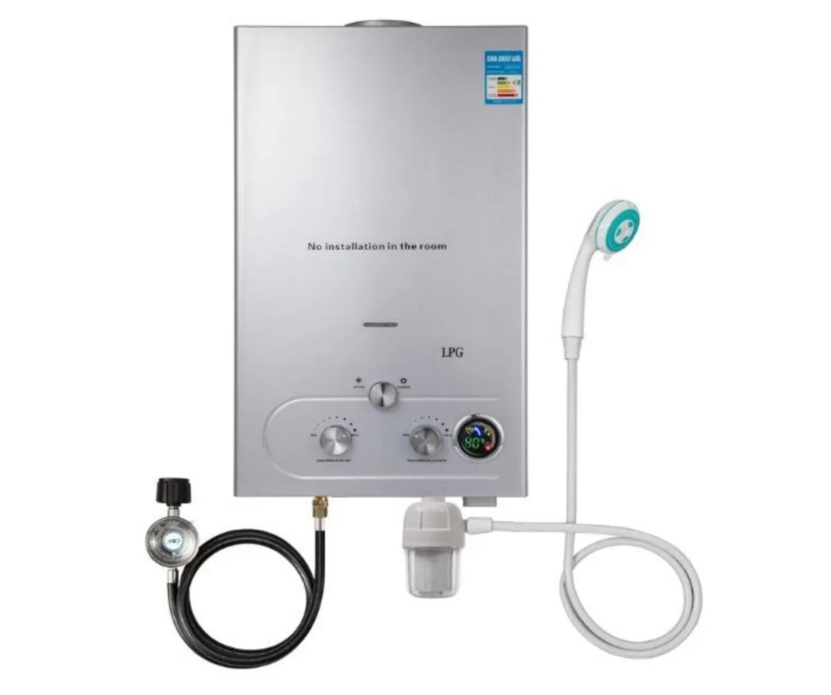Portable Gas Instantaneous Water Heater 16L 32KW - Image 3