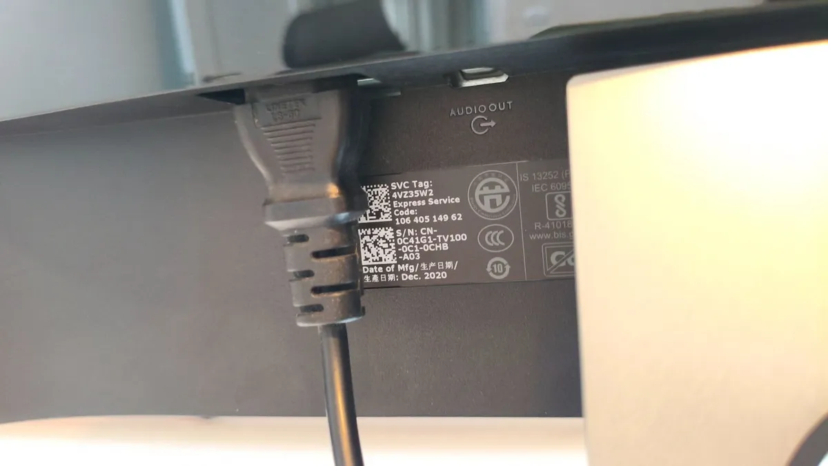 Dell 24 inch monitor - Image 1