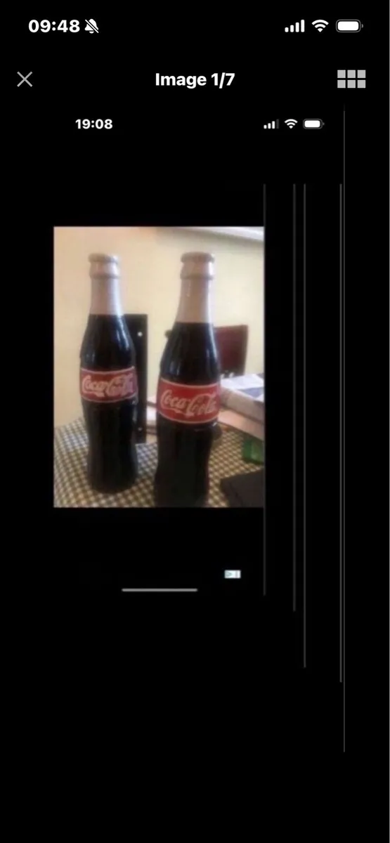 Very Rare Coca Cola Metal Door Handles - Image 1
