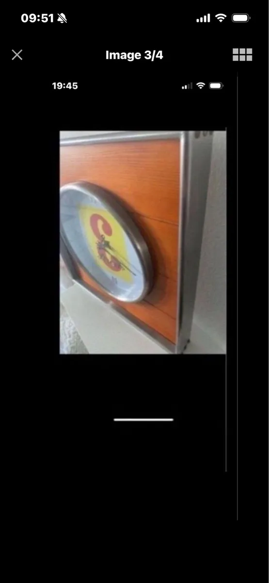 Rare J & B Whisky Bar Clock - Image 3